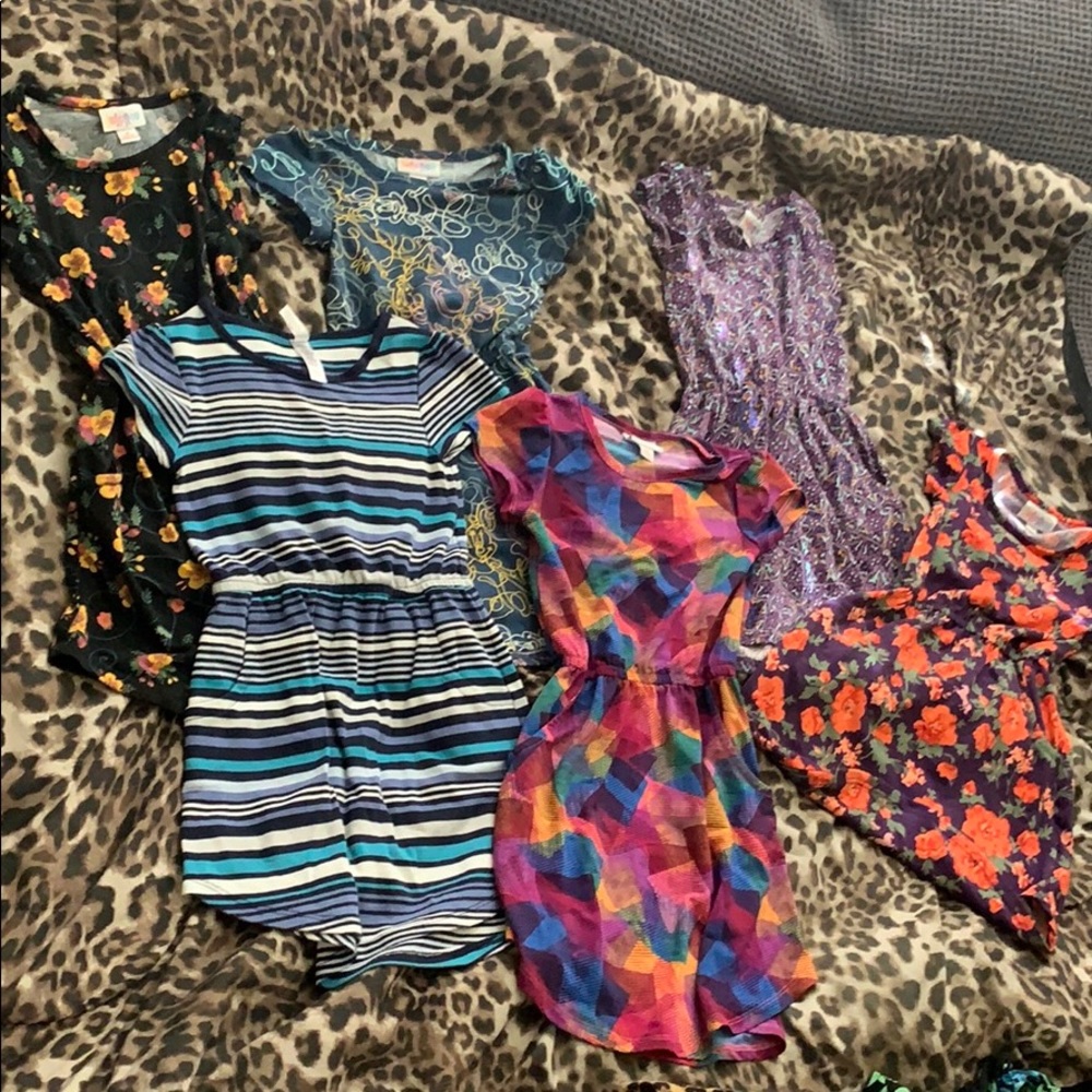 Lula Roe size 4 little girls dresses